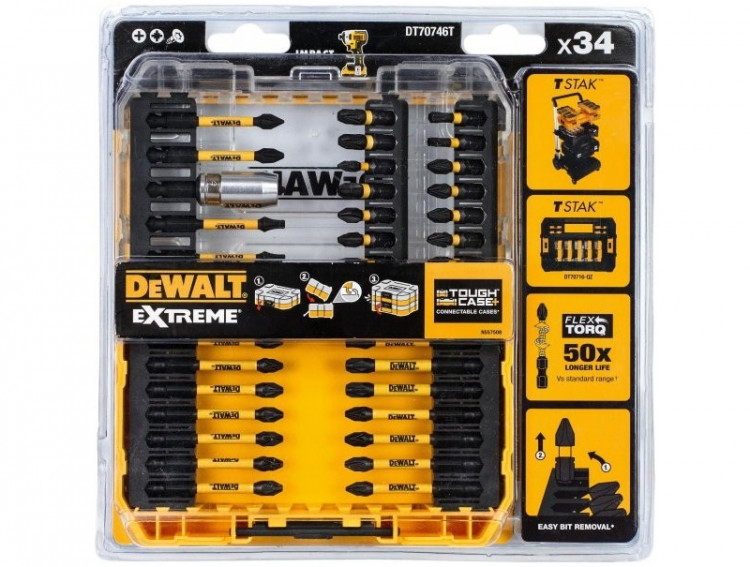 Набор бит DeWALT DT70746T (34&nbsp;шт.)