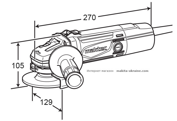 Болгарка (УШМ) MAKITA MT90B
