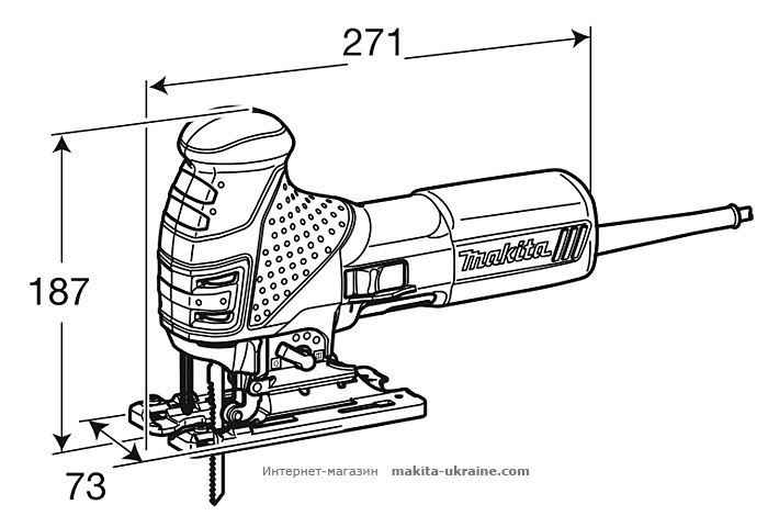 Лобзик MAKITA 4351FCTJ