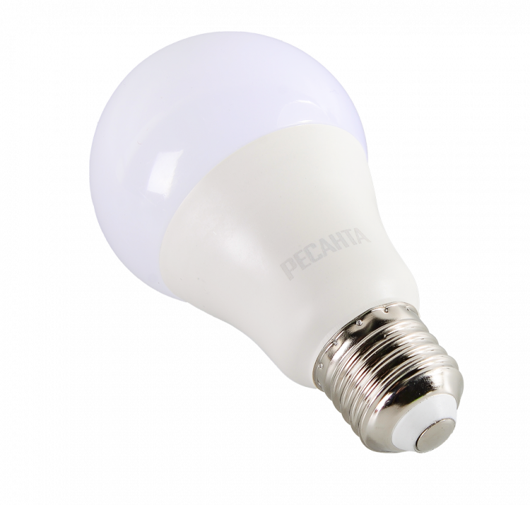 Лампа светодиодная Ресанта LL-R-A65-15W-230-6K-E27