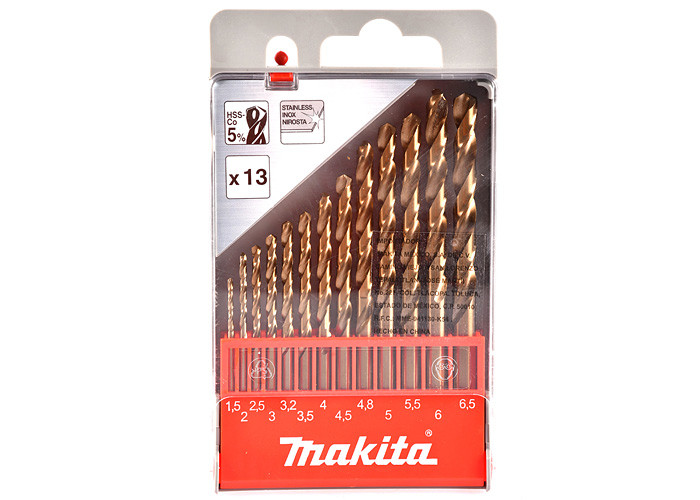 Набор сверл по металлу HSS-Co MAKITA D-57180