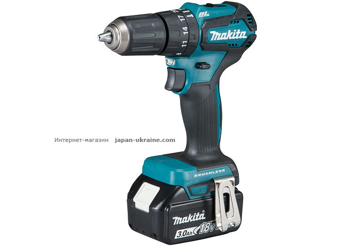 Аккумуляторный ударный шуруповерт MAKITA DHP483RFE