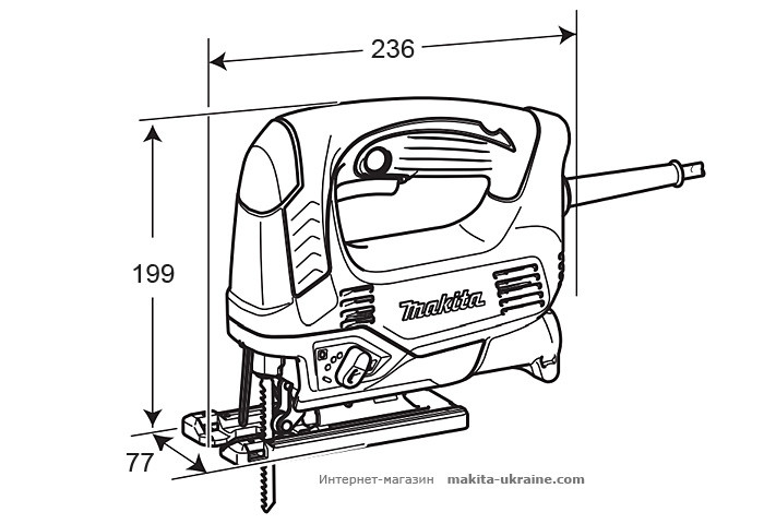 Лобзик MAKITA JV0600K