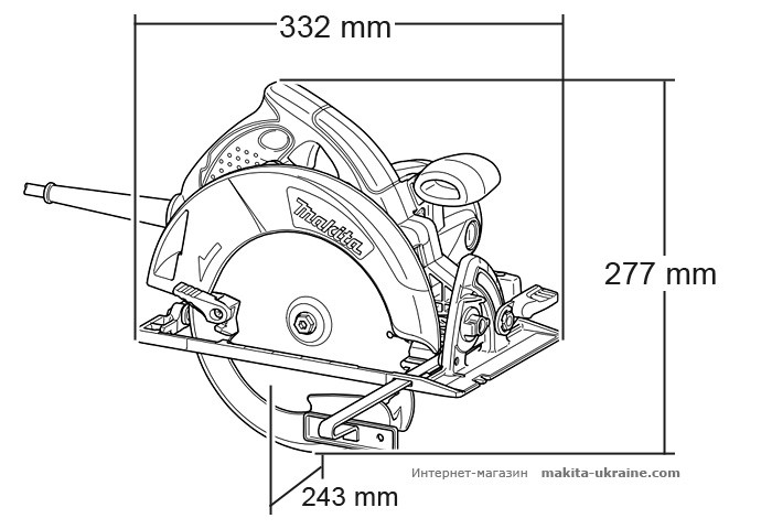 Дисковая пила MAKITA 5008MG