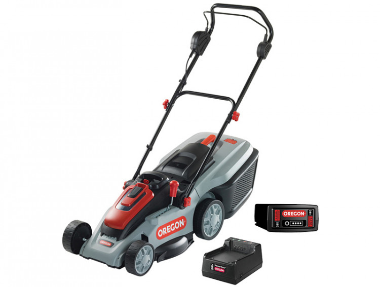 Аккумуляторная газонокосилка OREGON LM300-A6