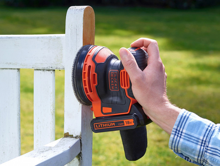Аккумуляторная эксцентриковая шлифмашина BLACK&DECKER BDCROS18
