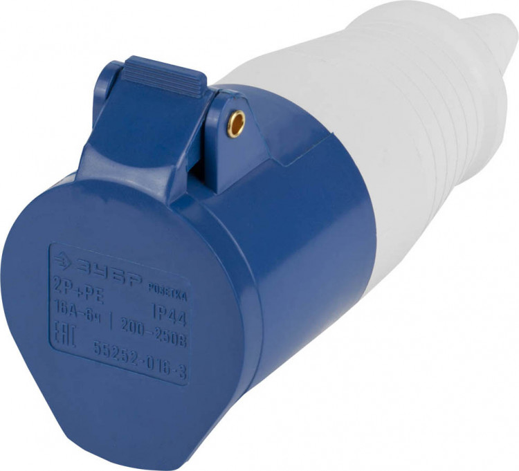 Переносная розетка Зубр 55252-016-3