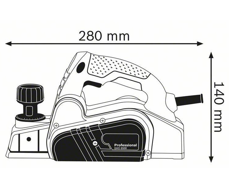 Рубанок BOSCH GHO 6500