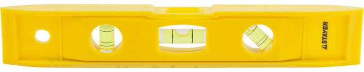 Уровень магнитный строительный STAYER 3454_z01 предназначен для определения горизонтального и вертикального расположения поверхностей