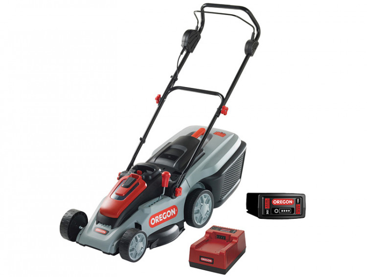 Аккумуляторная газонокосилка OREGON LM300-R7