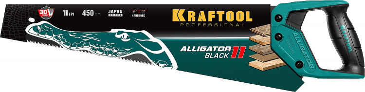 Ножовка для точного реза Alligator Black 11 KRAFTOOL 15205-45