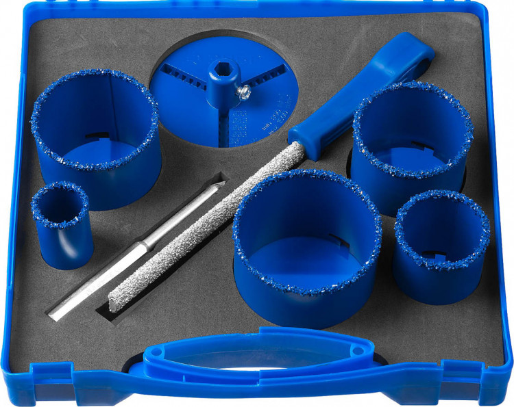 Набор буровых коронок с твердосплавным напылением ЗУБР 33350-H8_z01