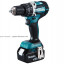 Аккумуляторный ударный шуруповерт MAKITA DHP484RFE