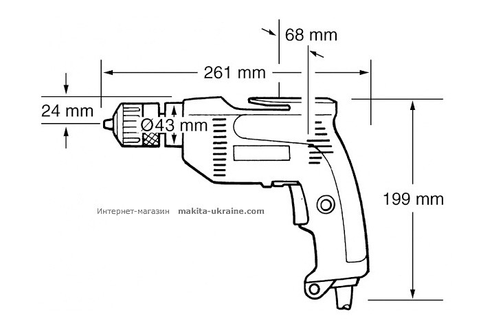Дрель MAKITA 6408