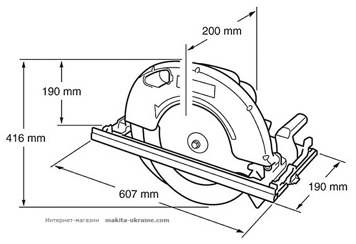 Дисковая пила MAKITA 5143R
