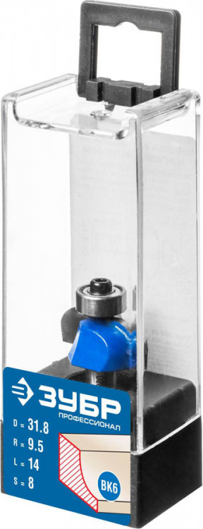 Фреза кромочная калевочная ЗУБР 28702-31.8