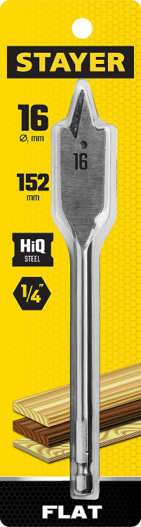 Сверло по дереву перовое STAYER 2950-16_z01