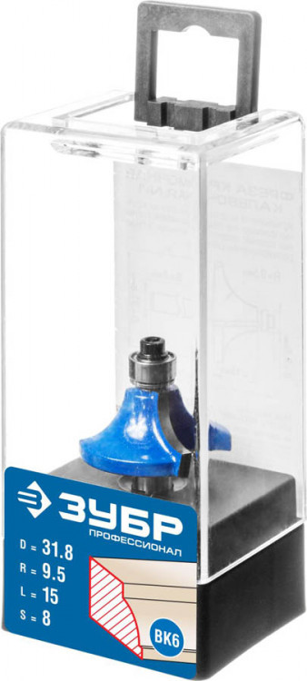 Фреза кромочная калевочная ЗУБР 28700-31.8