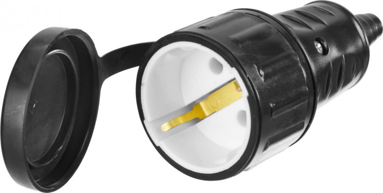 Электророзетка для удлинителя СИБИН 55186-B