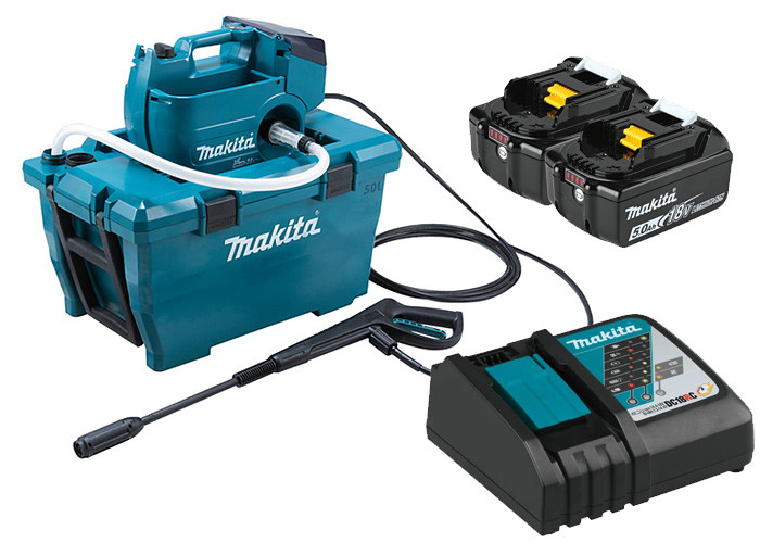 Аккумуляторная мойка высокого давления MAKITA SET-DHW080K-RT2