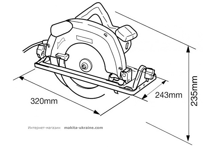 Дисковая пила MAKITA 5604R