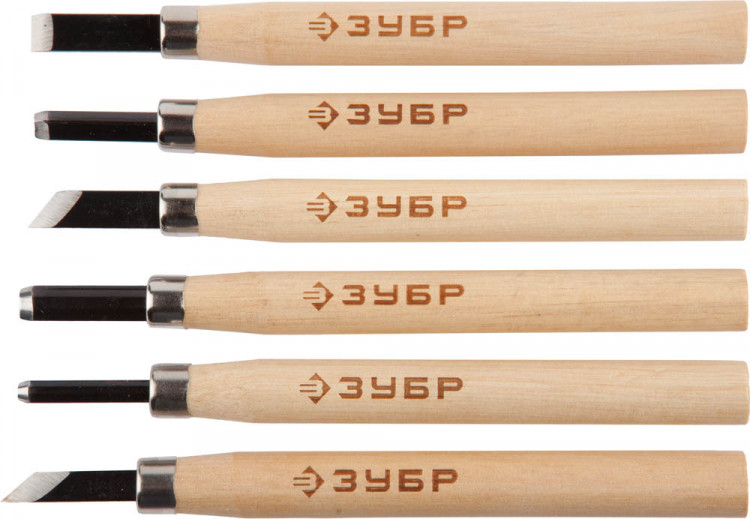 Набор резцов ЗУБР 18375-H6