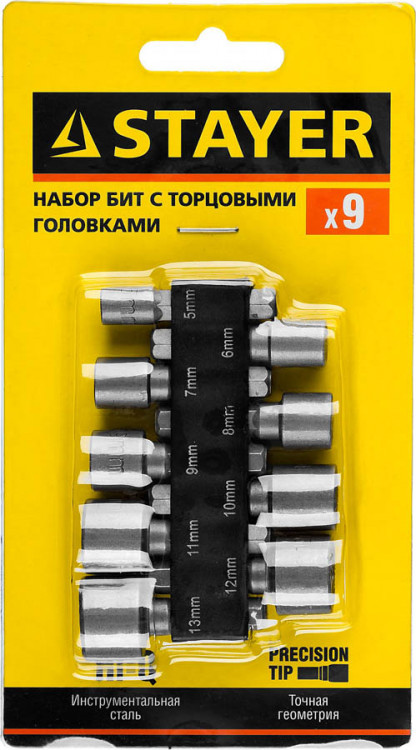 Набор бит STAYER 26089-H9