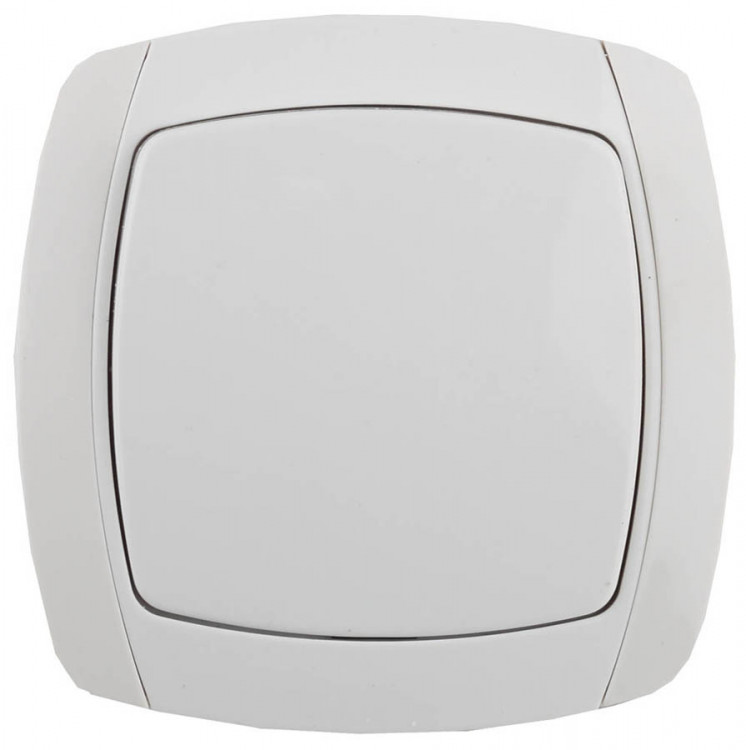 Проходной одноклавишный выключатель СВЕТОЗАР CITY LIGHT SV-54237-W