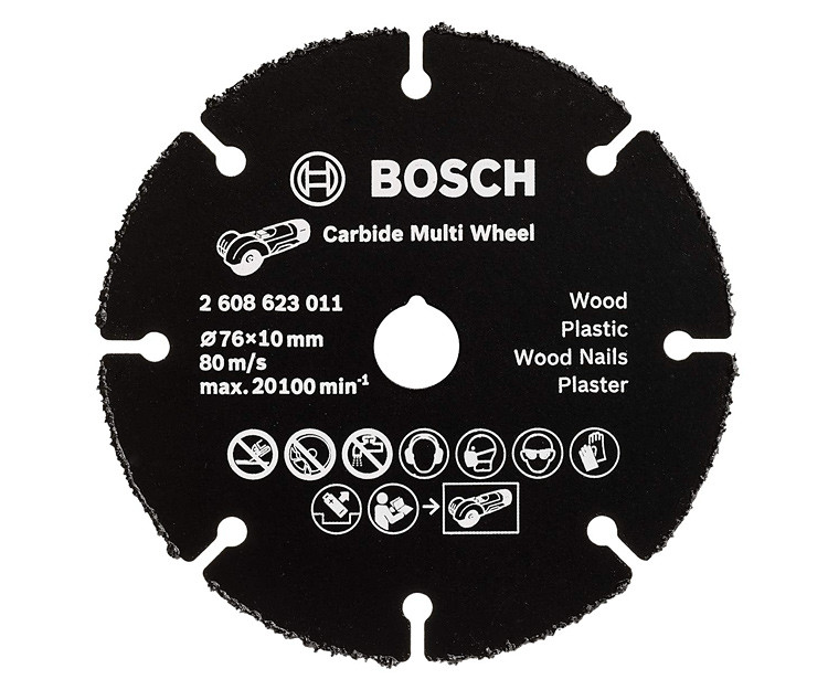 Круг отрезной по дереву Bosch Multi Wheel HM, 76?1?10 мм