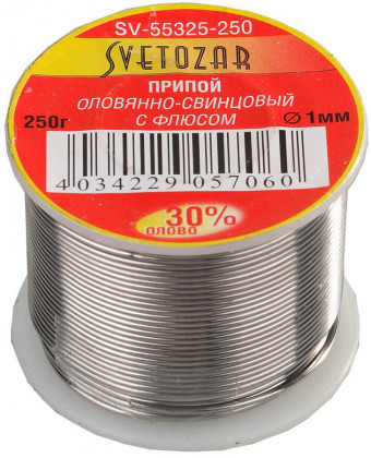 Припой для пайки СВЕТОЗАР SV-55325-250