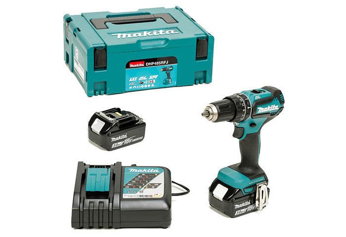 Аккумуляторный ударный шуруповерт MAKITA DHP485RFJ