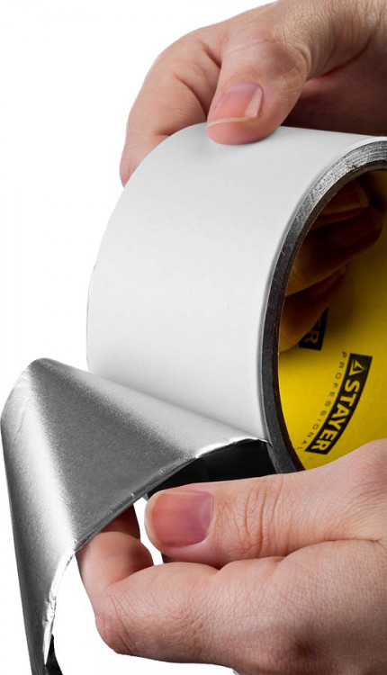 Лента алюминиевая самоклеящаяся STAYER 12268-50-25