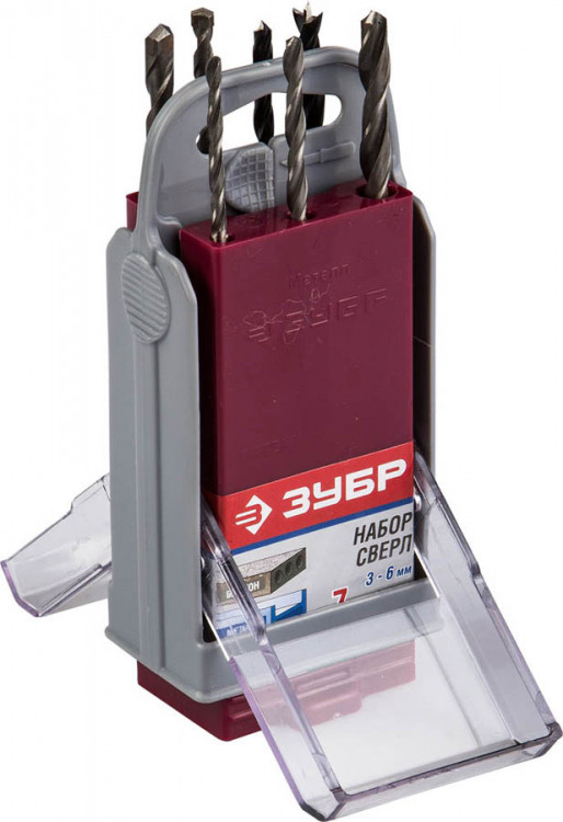 Набор сверл комбинированный ЗУБР 4-29704-H7-SB