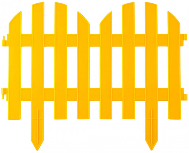 Специальные высококачественные долговечные декоративные заборы GRINDA 422205-Y призваны красиво украсить сад при проведении ландшафтных работ. Различные формы и цвета способны воплотить любые творческие замыслы