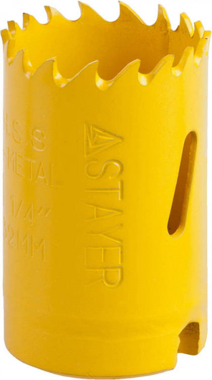 Буровая коронка биметаллическая универсальная STAYER 29547-032