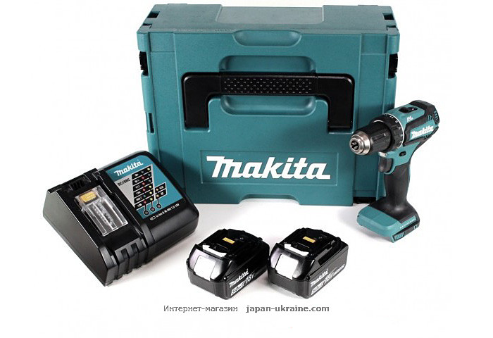 Аккумуляторная дрель-шуруповерт MAKITA DDF485RFJ