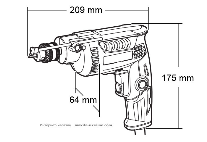Дрель MAKITA DP2010