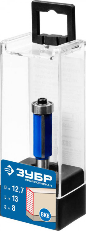 Фреза кромочная с нижним подшипником ЗУБР 28727-12.7-13