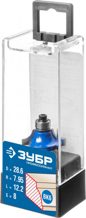 Фреза кромочная калевочная ЗУБР 28700-28.6