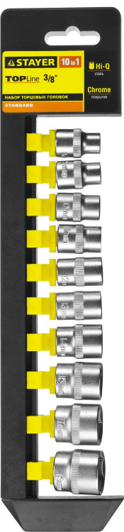 Набор инструментов торцовые головки STAYER 27757-H10
