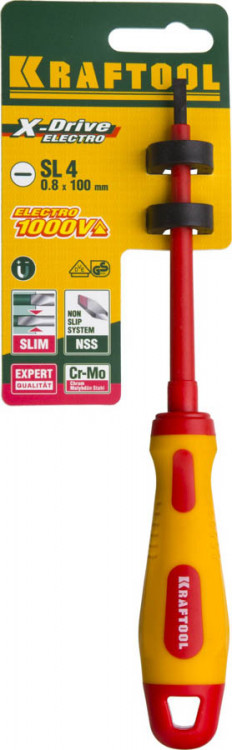 Отвертка KRAFTOOL «X-Drive» 250083-4.0-100