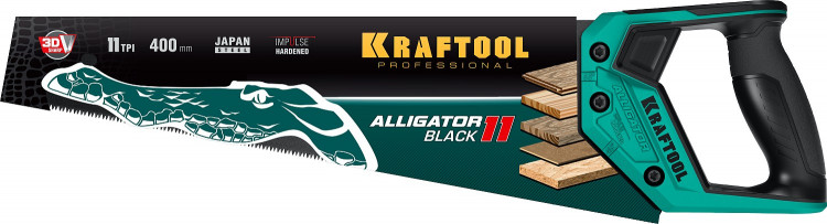 Ножовка для точного реза Alligator Black 11 KRAFTOOL 15205-40