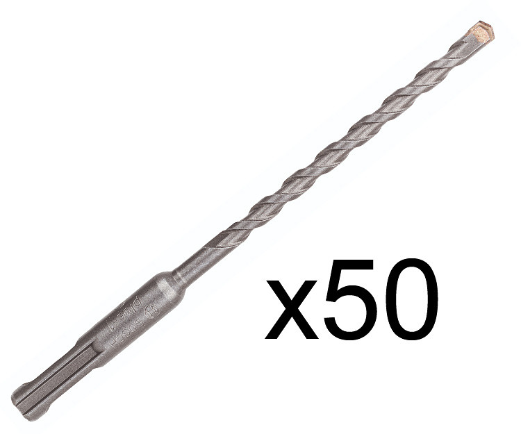 Бур Bosch SDS-Plus-1, 12х100х160 мм, 50 шт.
