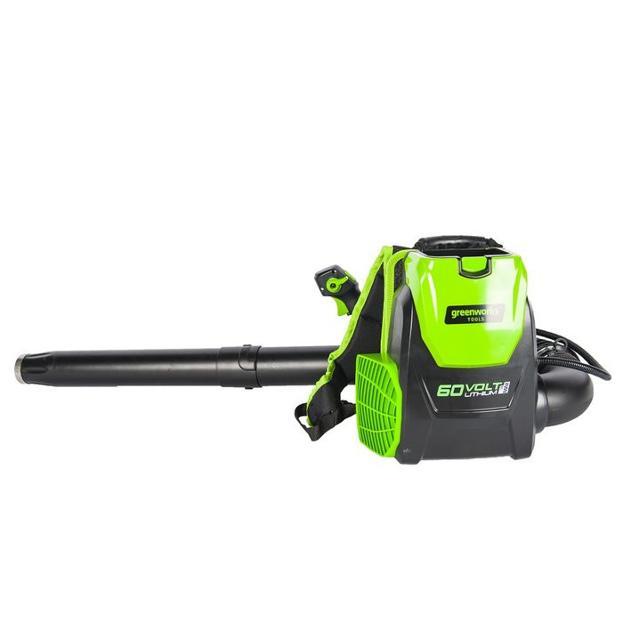 Ранцевый Воздуходув, аккумуляторный GreenworksGD60BPB, 60V, без АКБ и ЗУ