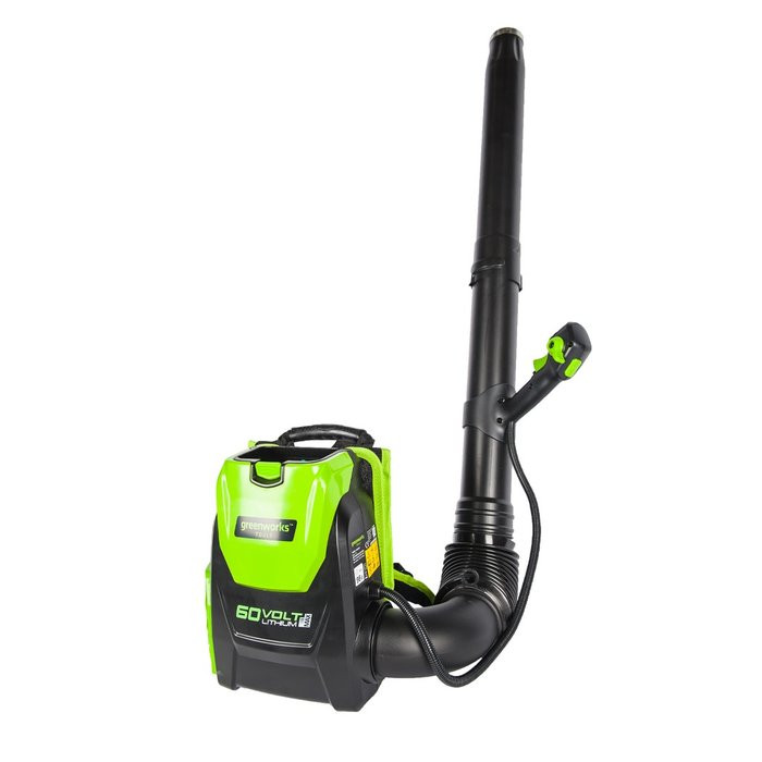 Ранцевый Воздуходув, аккумуляторный GreenworksGD60BPB, 60V, без АКБ и ЗУ