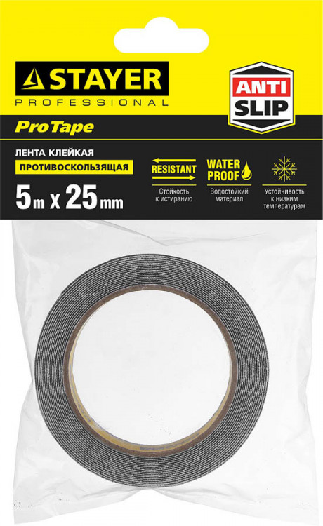 Лента клейкая противоскользящая STAYER 12270-25-05