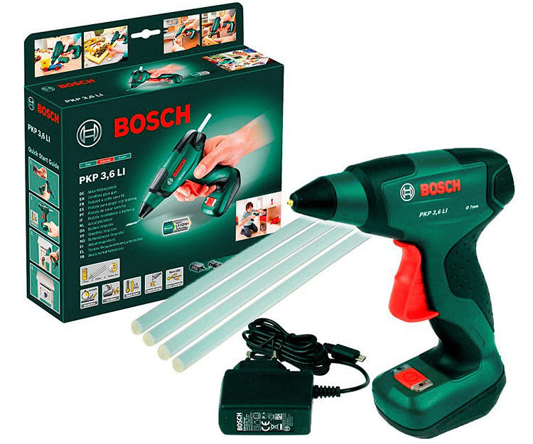 Клеевой пистолет BOSCH PKP 3,6 LI
