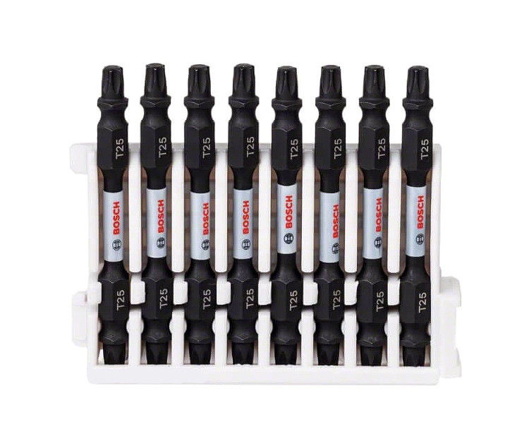 Касета ударных бит Bosch Impact Control, Т15-Т20, 65 мм, 8 шт.
