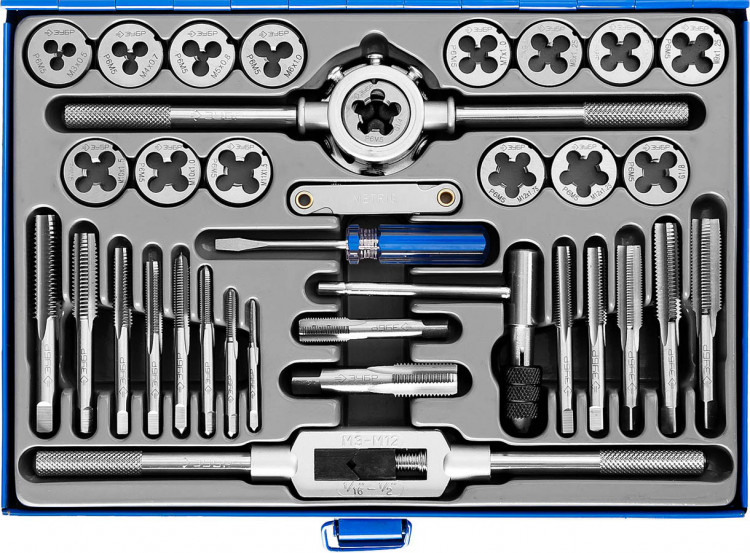 Набор резьбонарезной ЗУБР 28110-H35