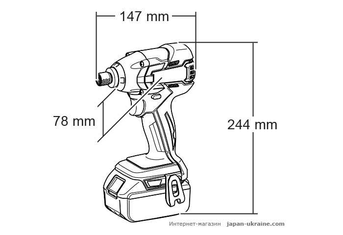 Аккумуляторный ударный шуруповерт MAKITA DTD129Z